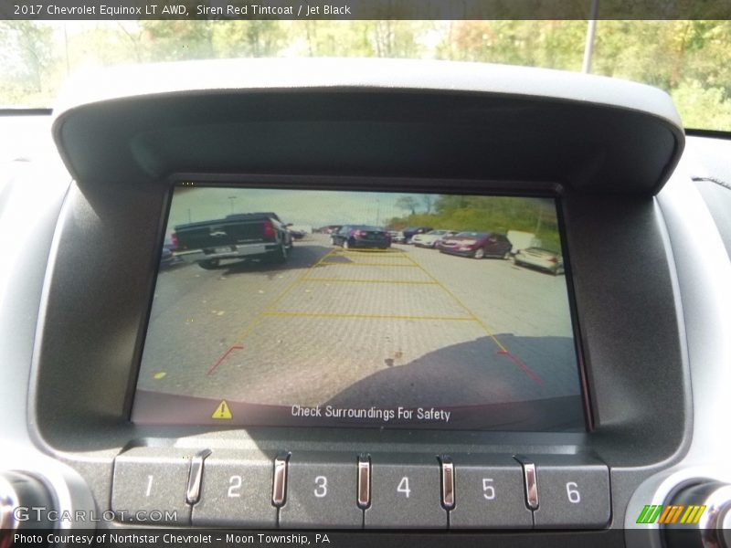 Siren Red Tintcoat / Jet Black 2017 Chevrolet Equinox LT AWD
