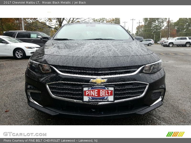 Mosaic Black Metallic / Jet Black 2017 Chevrolet Malibu LT