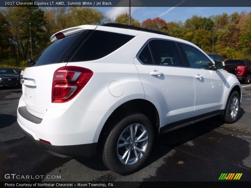 Summit White / Jet Black 2017 Chevrolet Equinox LT AWD