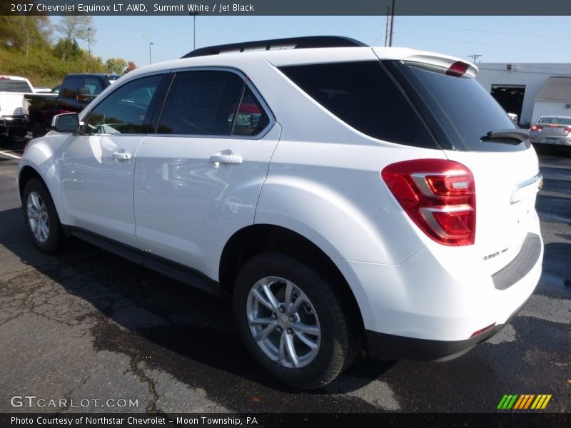 Summit White / Jet Black 2017 Chevrolet Equinox LT AWD