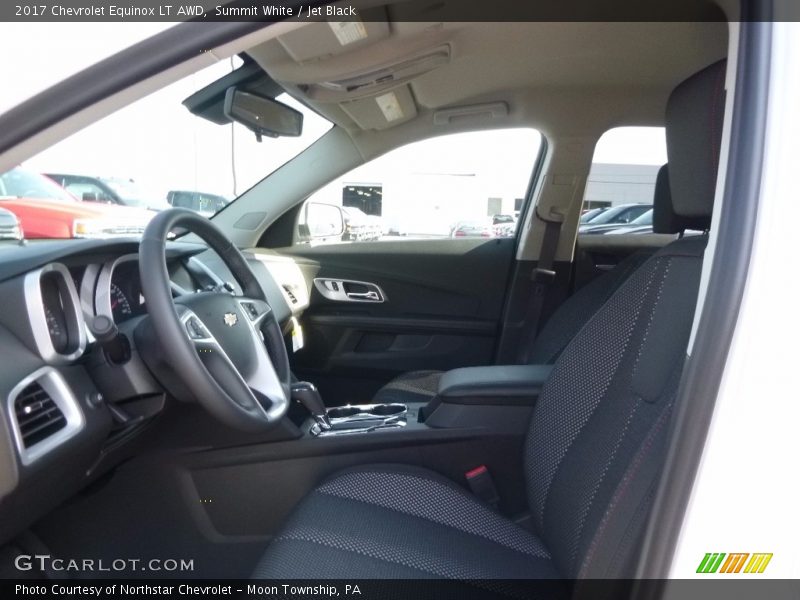 Summit White / Jet Black 2017 Chevrolet Equinox LT AWD