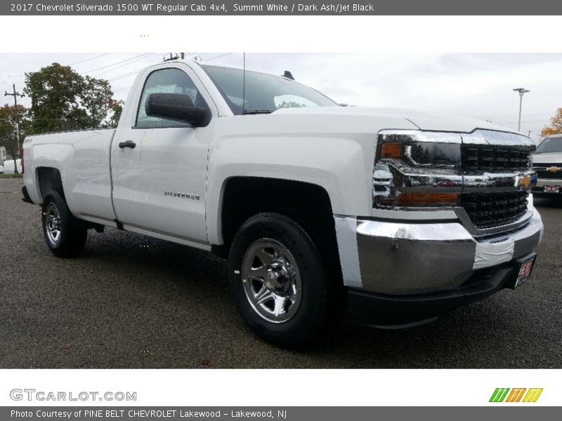 Summit White / Dark Ash/Jet Black 2017 Chevrolet Silverado 1500 WT Regular Cab 4x4