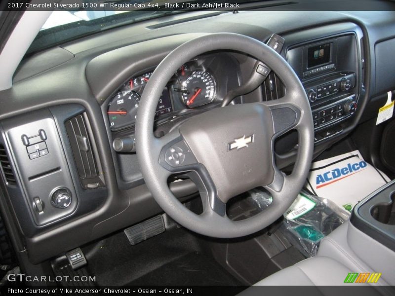 Black / Dark Ash/Jet Black 2017 Chevrolet Silverado 1500 WT Regular Cab 4x4