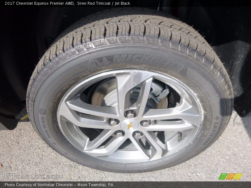 Siren Red Tintcoat / Jet Black 2017 Chevrolet Equinox Premier AWD