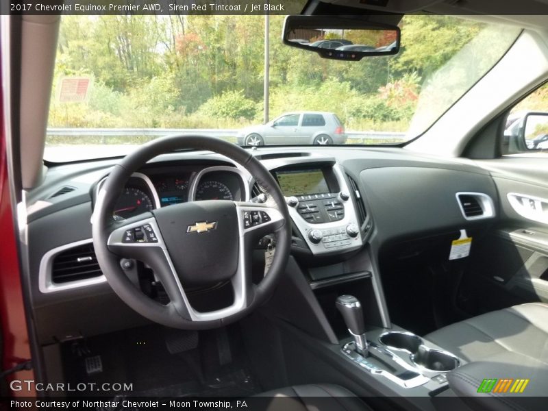 Siren Red Tintcoat / Jet Black 2017 Chevrolet Equinox Premier AWD