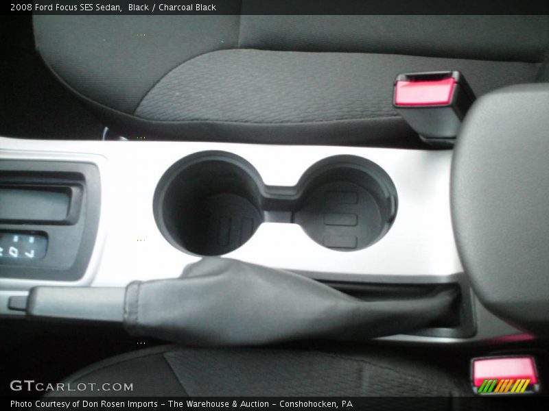 Black / Charcoal Black 2008 Ford Focus SES Sedan