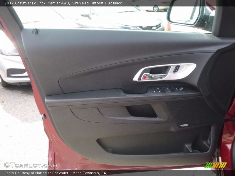 Siren Red Tintcoat / Jet Black 2017 Chevrolet Equinox Premier AWD
