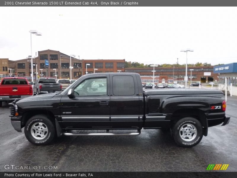 Onyx Black / Graphite 2001 Chevrolet Silverado 1500 LT Extended Cab 4x4