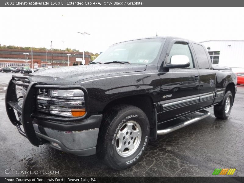 Onyx Black / Graphite 2001 Chevrolet Silverado 1500 LT Extended Cab 4x4