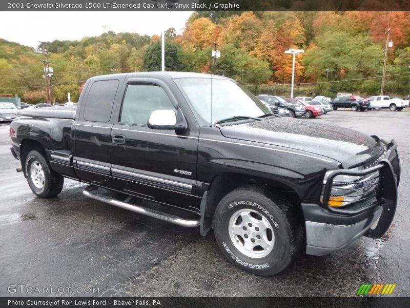 Onyx Black / Graphite 2001 Chevrolet Silverado 1500 LT Extended Cab 4x4