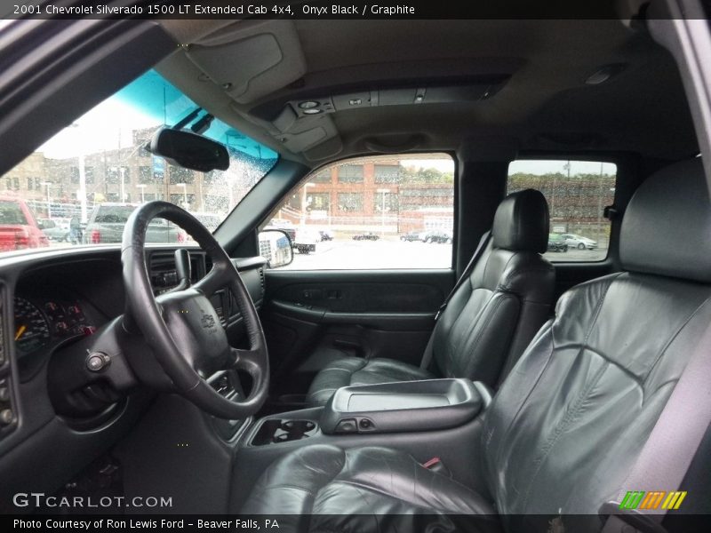 Onyx Black / Graphite 2001 Chevrolet Silverado 1500 LT Extended Cab 4x4