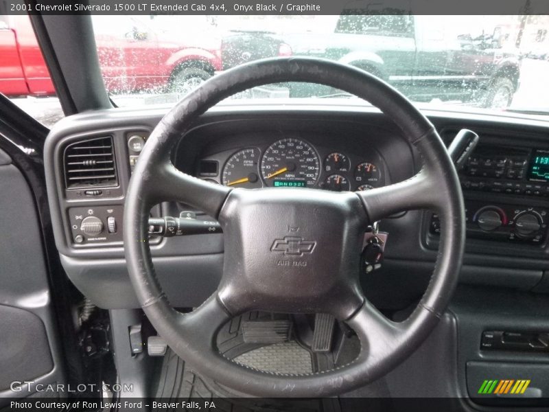 Onyx Black / Graphite 2001 Chevrolet Silverado 1500 LT Extended Cab 4x4