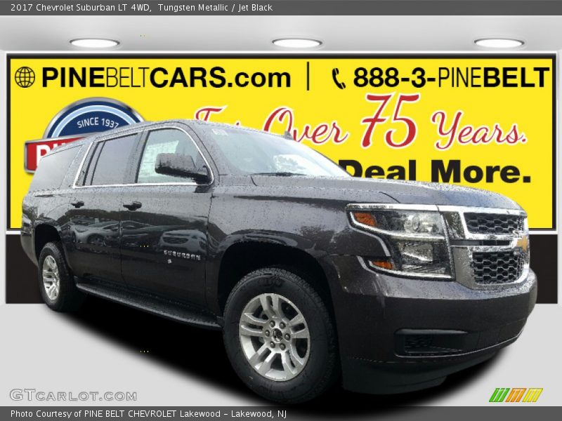 Tungsten Metallic / Jet Black 2017 Chevrolet Suburban LT 4WD