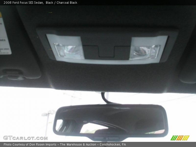 Black / Charcoal Black 2008 Ford Focus SES Sedan