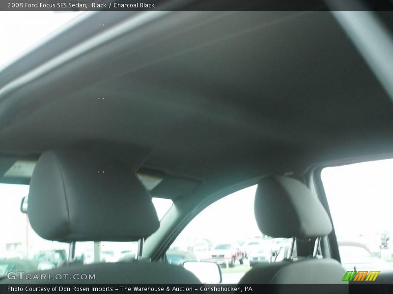 Black / Charcoal Black 2008 Ford Focus SES Sedan