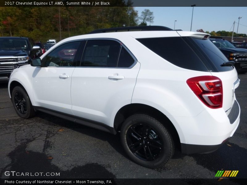 Summit White / Jet Black 2017 Chevrolet Equinox LT AWD