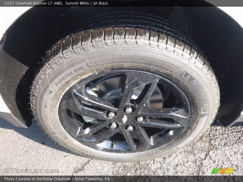 Summit White / Jet Black 2017 Chevrolet Equinox LT AWD