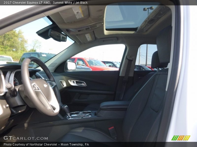 Summit White / Jet Black 2017 Chevrolet Equinox LT AWD
