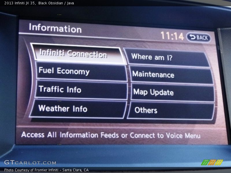 Black Obsidian / Java 2013 Infiniti JX 35