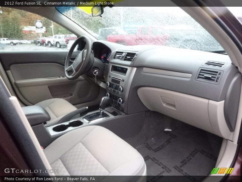 Cinnamon Metallic / Medium Light Stone 2012 Ford Fusion SE