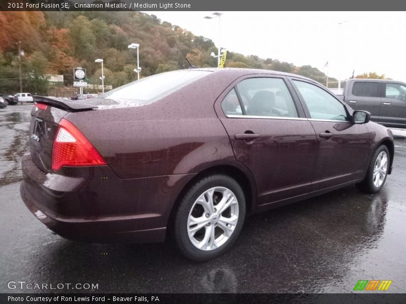 Cinnamon Metallic / Medium Light Stone 2012 Ford Fusion SE