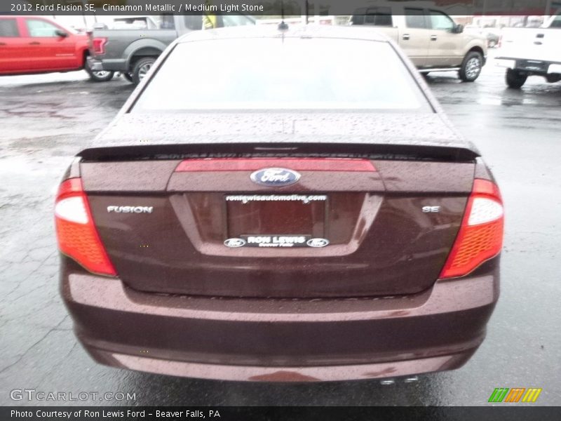 Cinnamon Metallic / Medium Light Stone 2012 Ford Fusion SE