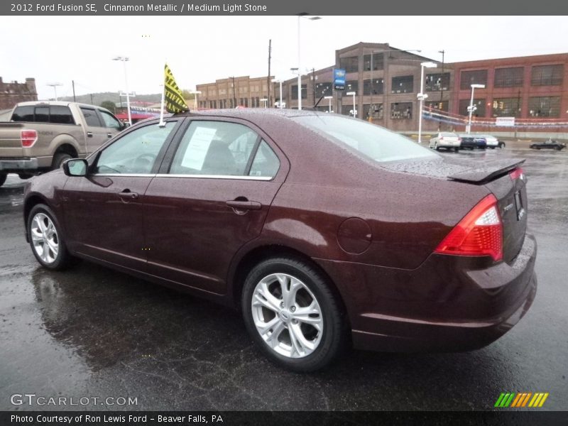 Cinnamon Metallic / Medium Light Stone 2012 Ford Fusion SE