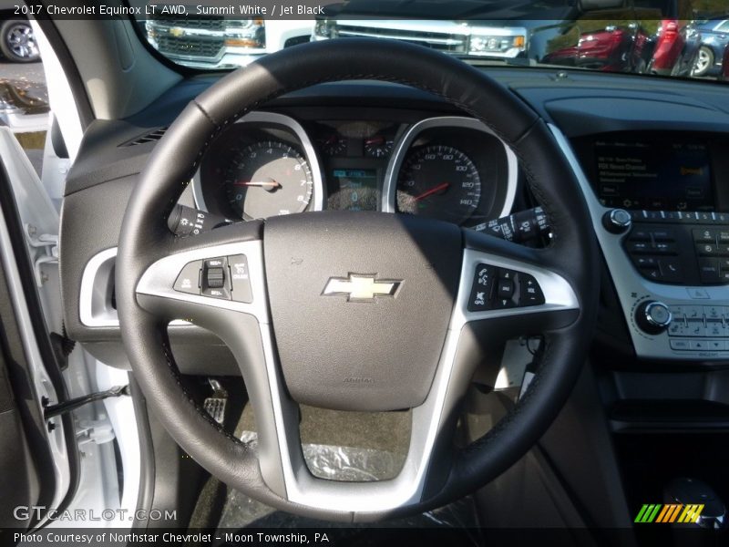 Summit White / Jet Black 2017 Chevrolet Equinox LT AWD