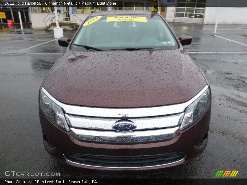 Cinnamon Metallic / Medium Light Stone 2012 Ford Fusion SE