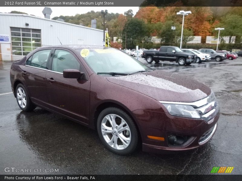 Cinnamon Metallic / Medium Light Stone 2012 Ford Fusion SE