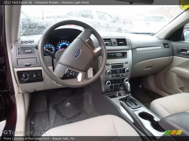 Cinnamon Metallic / Medium Light Stone 2012 Ford Fusion SE