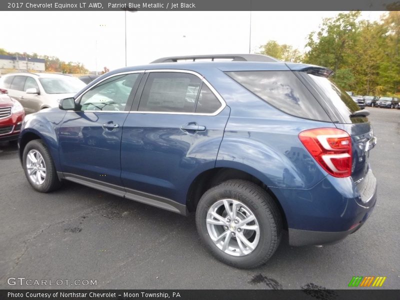 Patriot Blue Metallic / Jet Black 2017 Chevrolet Equinox LT AWD