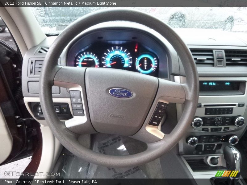 Cinnamon Metallic / Medium Light Stone 2012 Ford Fusion SE