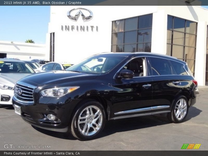 Black Obsidian / Graphite 2013 Infiniti JX 35 AWD