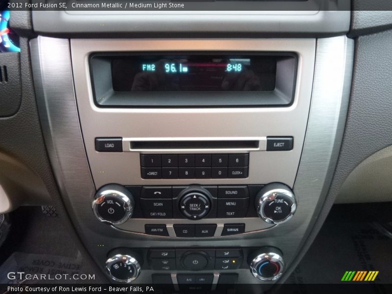Cinnamon Metallic / Medium Light Stone 2012 Ford Fusion SE