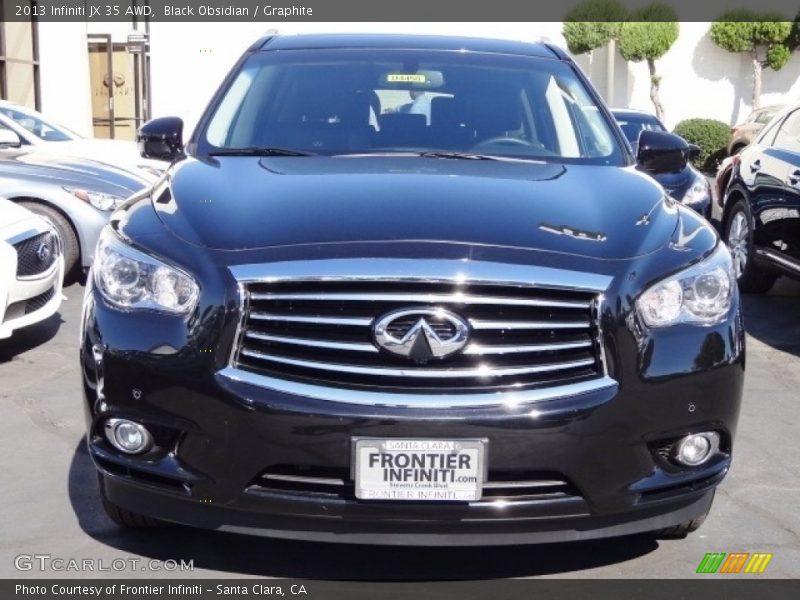 Black Obsidian / Graphite 2013 Infiniti JX 35 AWD