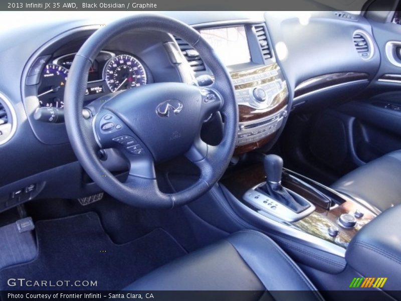 Black Obsidian / Graphite 2013 Infiniti JX 35 AWD