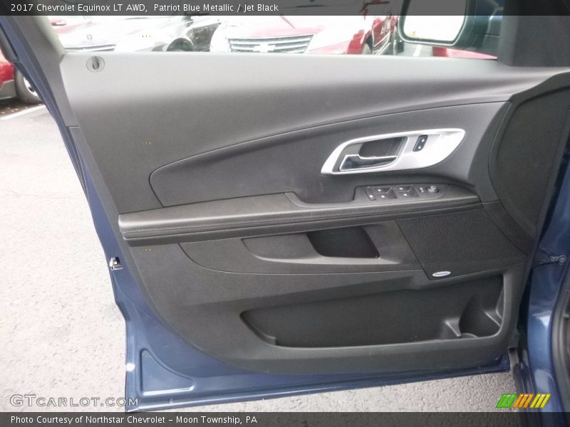 Patriot Blue Metallic / Jet Black 2017 Chevrolet Equinox LT AWD