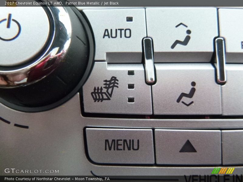 Patriot Blue Metallic / Jet Black 2017 Chevrolet Equinox LT AWD