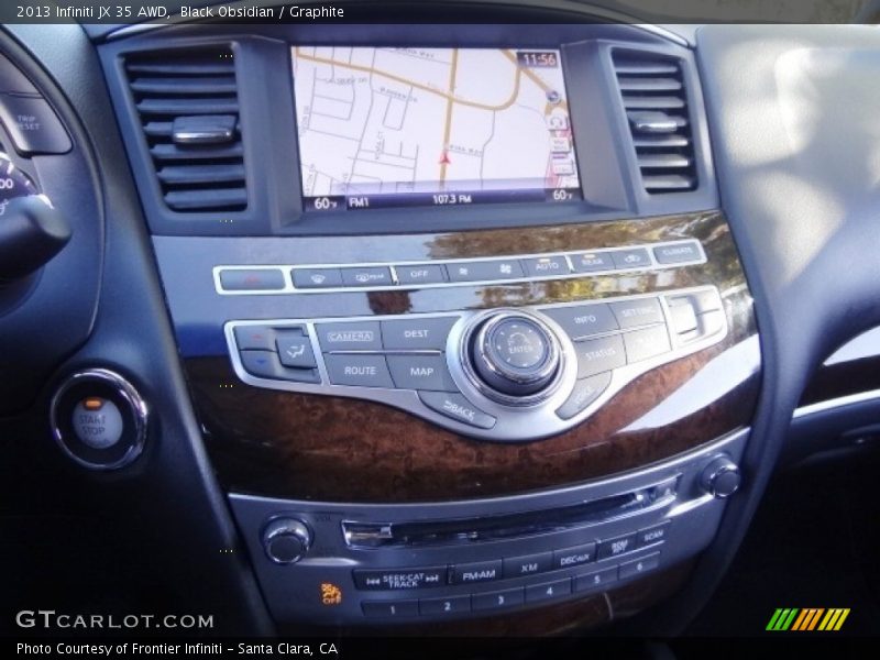 Black Obsidian / Graphite 2013 Infiniti JX 35 AWD