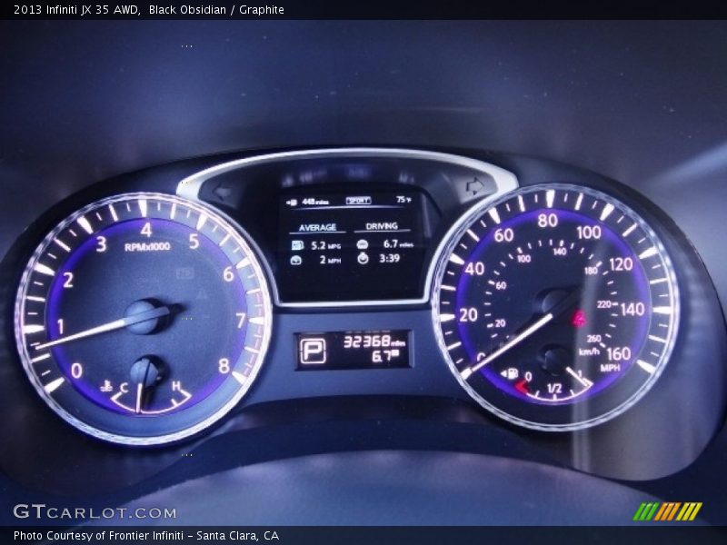 Black Obsidian / Graphite 2013 Infiniti JX 35 AWD
