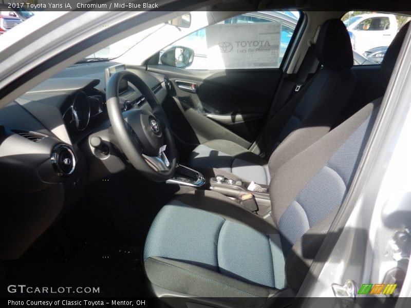 Chromium / Mid-Blue Black 2017 Toyota Yaris iA