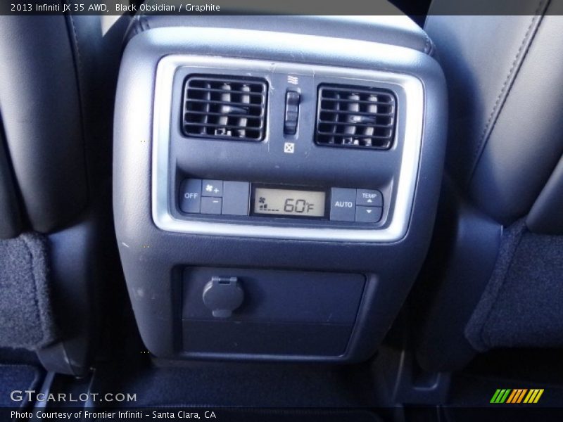 Black Obsidian / Graphite 2013 Infiniti JX 35 AWD