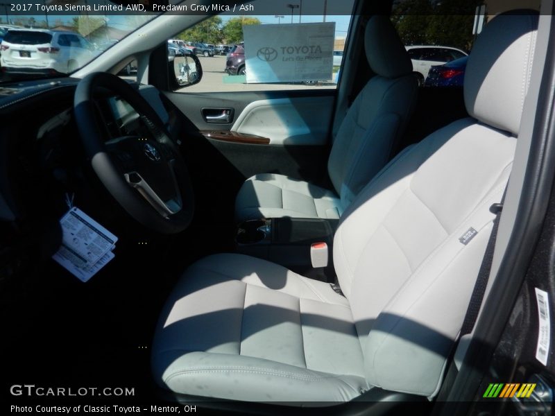 Predawn Gray Mica / Ash 2017 Toyota Sienna Limited AWD