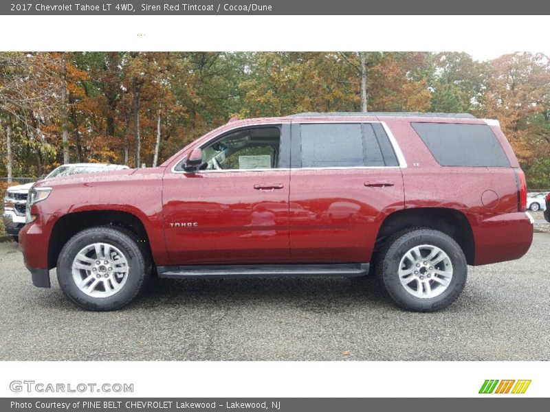  2017 Tahoe LT 4WD Siren Red Tintcoat