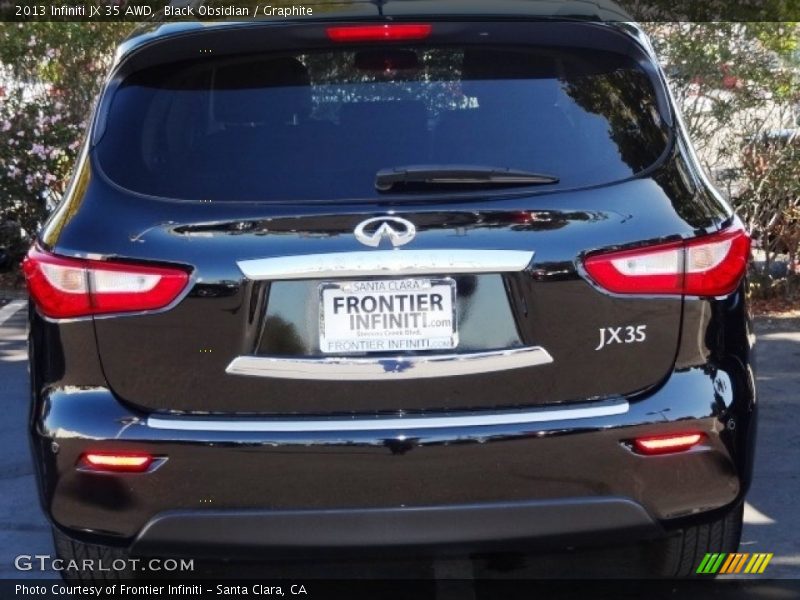Black Obsidian / Graphite 2013 Infiniti JX 35 AWD