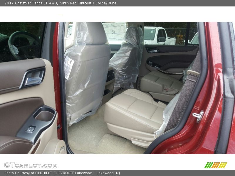 Rear Seat of 2017 Tahoe LT 4WD