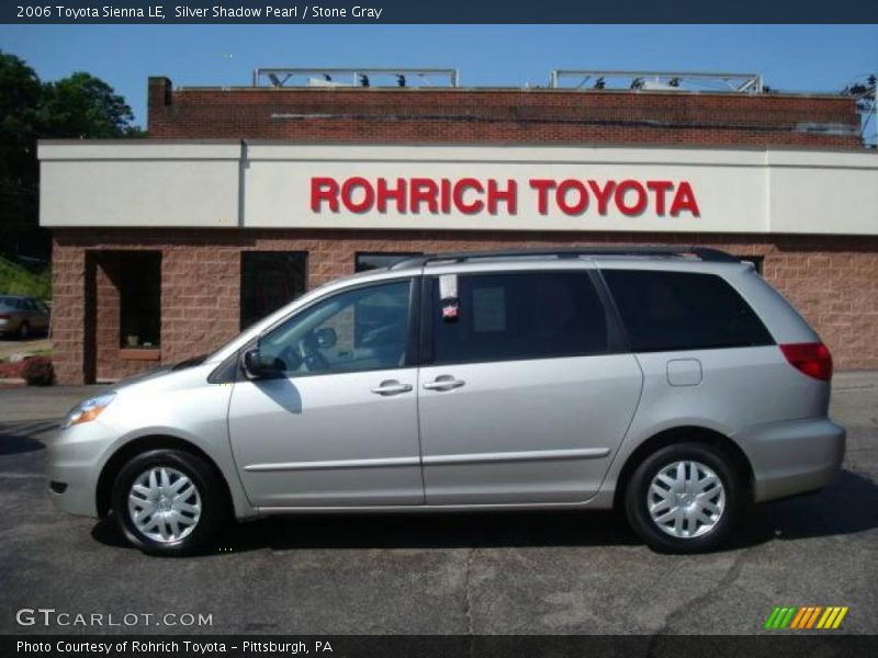 Silver Shadow Pearl / Stone Gray 2006 Toyota Sienna LE