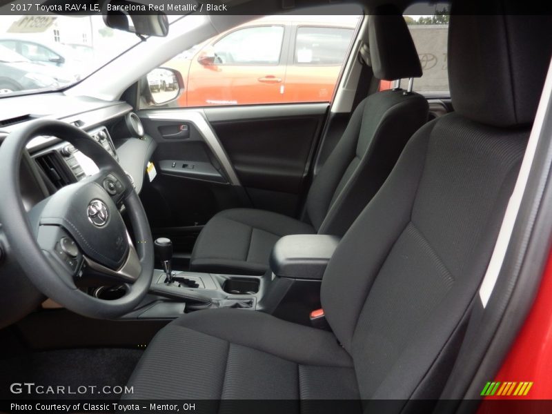 Barcelona Red Metallic / Black 2017 Toyota RAV4 LE