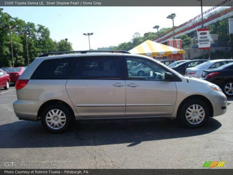 Silver Shadow Pearl / Stone Gray 2006 Toyota Sienna LE